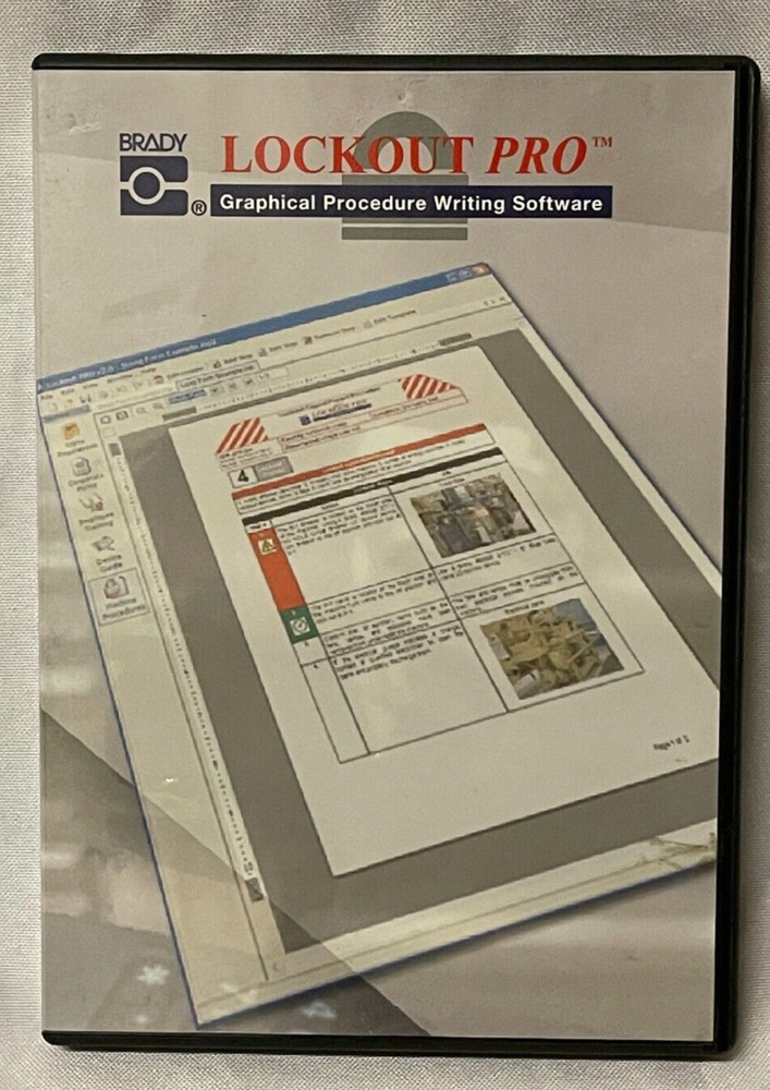 Brady Lockout PRO™ ver 2.2 Graphical Procedure Writing Software