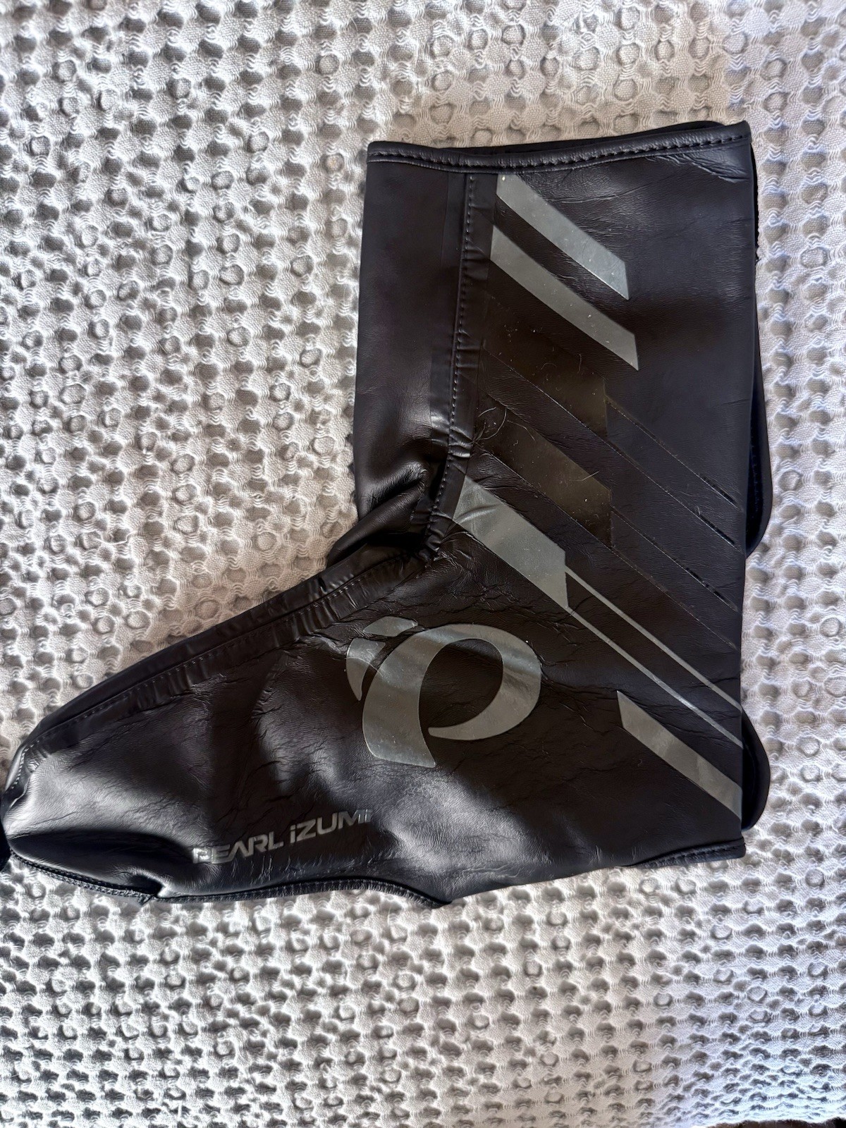 Pearl Izumi Cycling Shoe Covers Black Reflective Softshell Road Bike Size Large