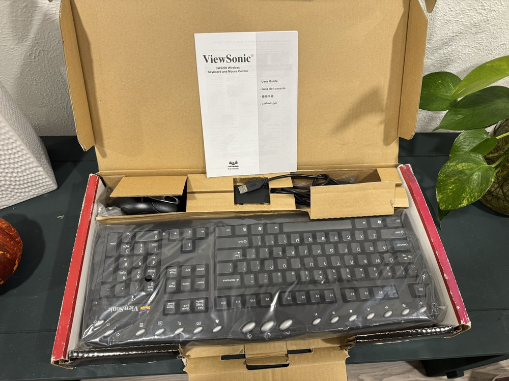 ViewSonic ViewMate CW2206 Wireless Optical Desktop USB!