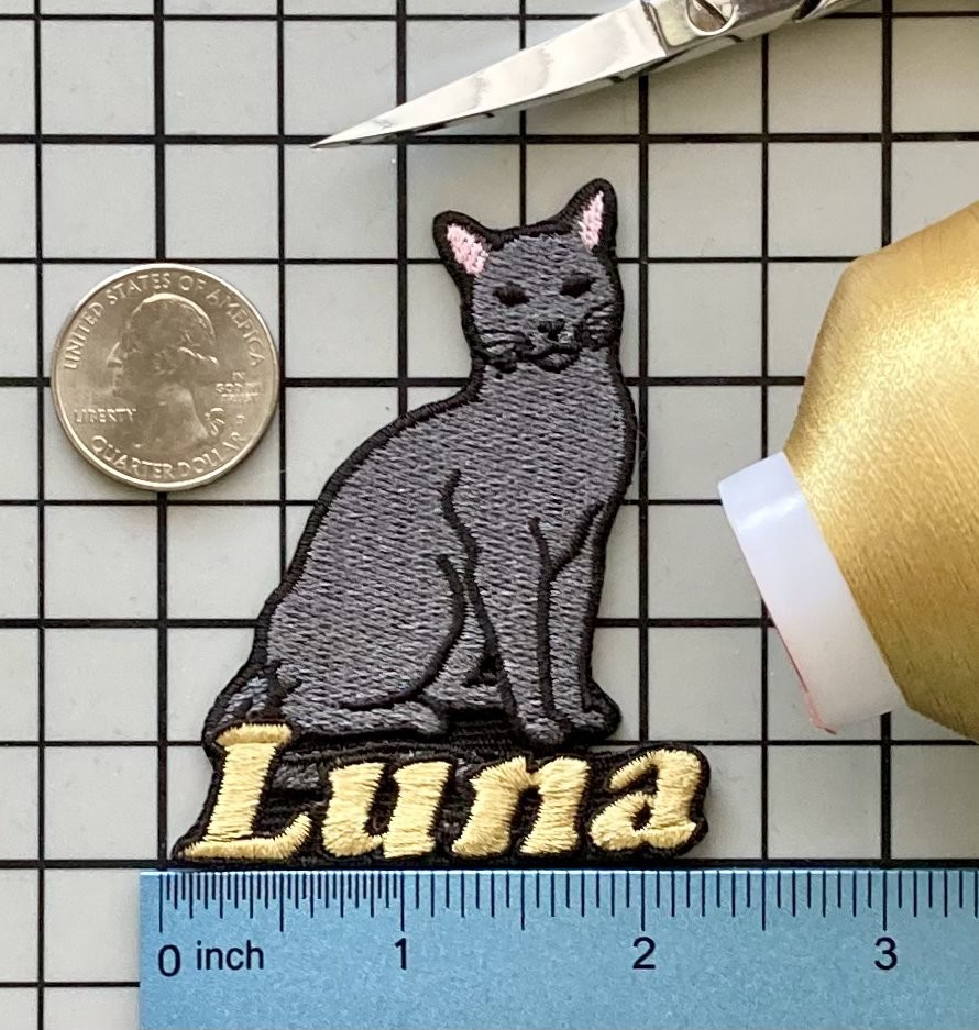 Bombay Cat Patch Personalized Custom Iron-on Badge