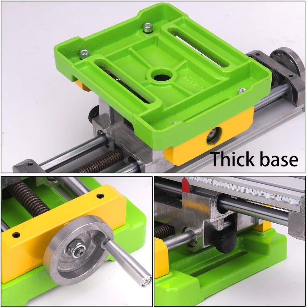 Compact Aluminum Multifunctional Milling Worktable for Precision Drilling Tasks