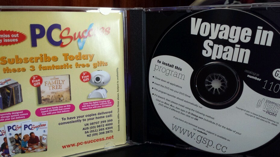 Voyage in Spain PC PROGRAM