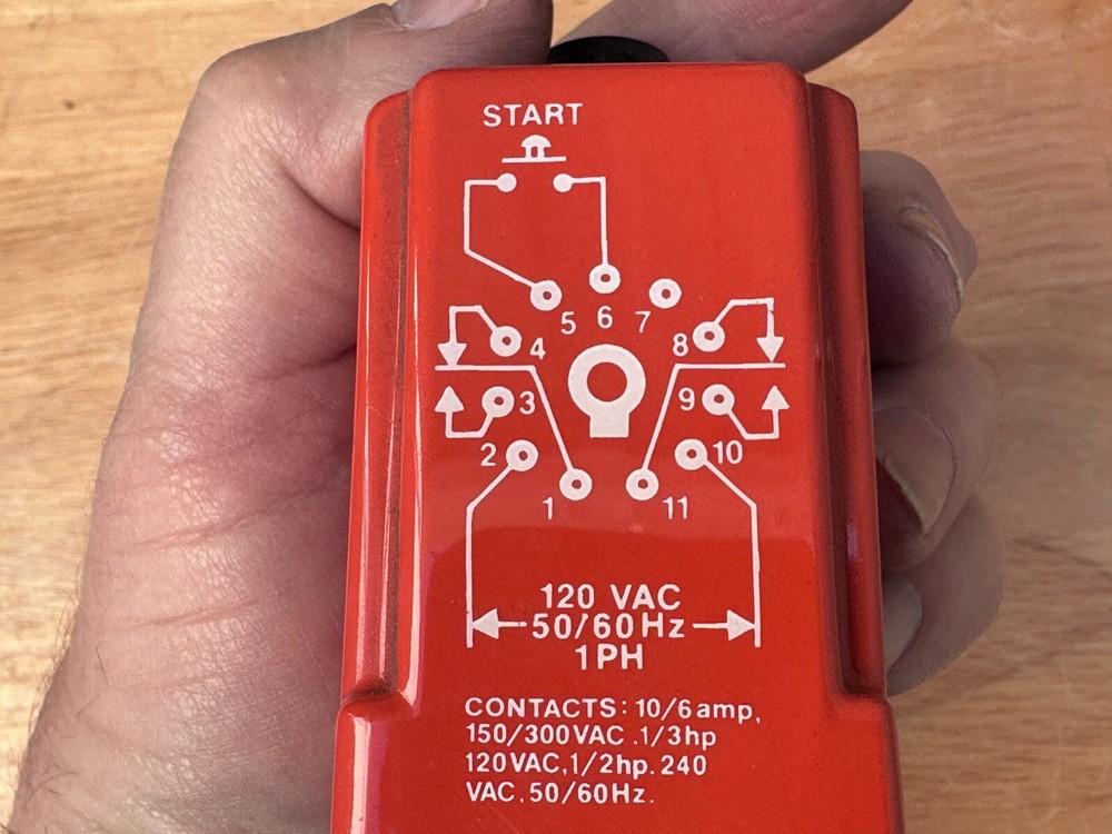 NATIONAL CONTROLS CORP Solid State Timer T2K-5-461 (Range .05 - 5 sec)