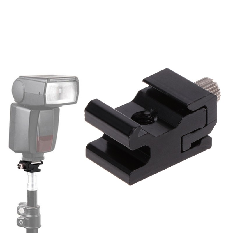Hot Shoe Flash Bracket Stand Mount Adapter Holder Camera Accessories New