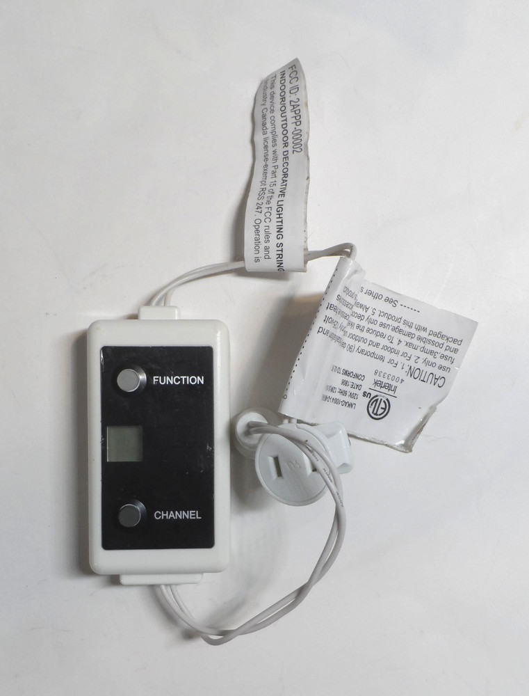 Sylvania Illuminet Christmas Light Controller (SNKSS-I-2B) White