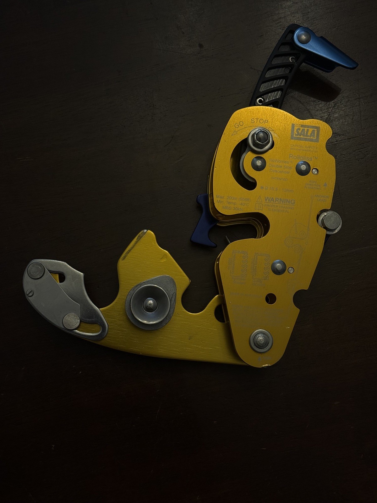 DBI No Worries Double-Stop Descender