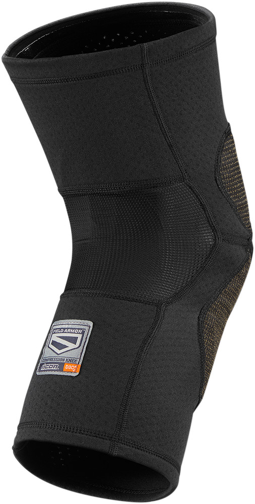 ICON Field Armor Compression Knee Guards Black Large 27040502