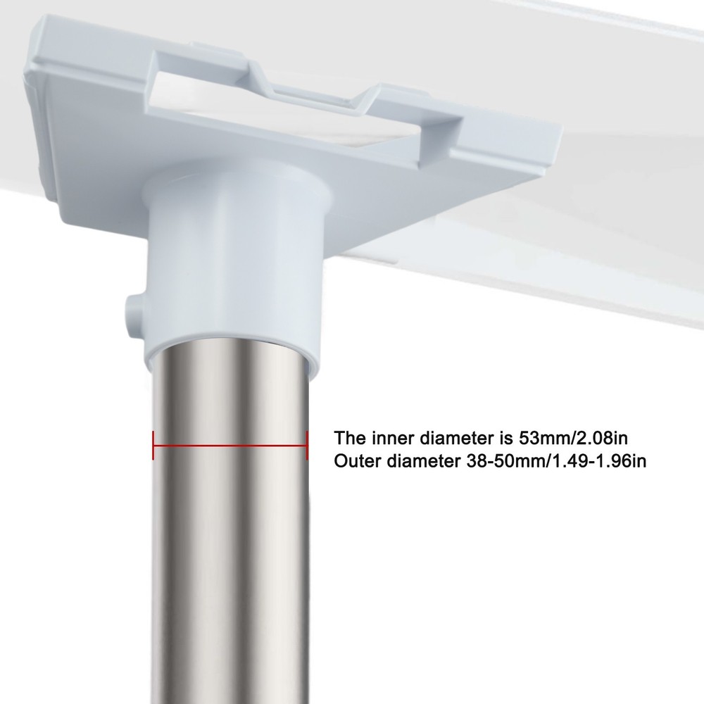 For Round Tubes Pipe Adapter Mount Plastic Adapter Mount For Mounting