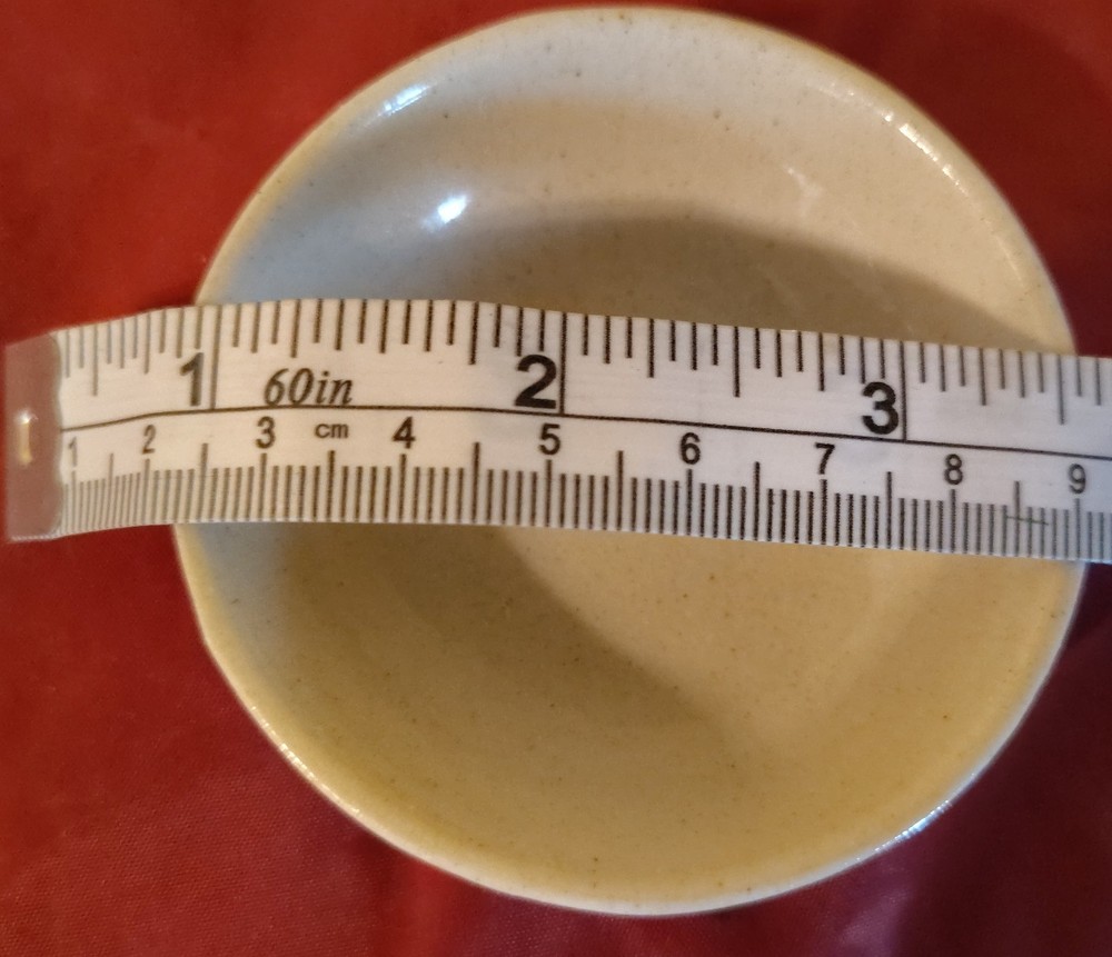 Ceramic Salt Cellar With Tiny Wooden Spoon