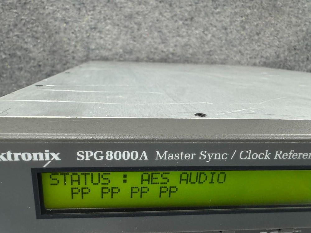 Tektronix spg8000A Master Sync/Clock GPS HD SDI Multi Format Reference Generator
