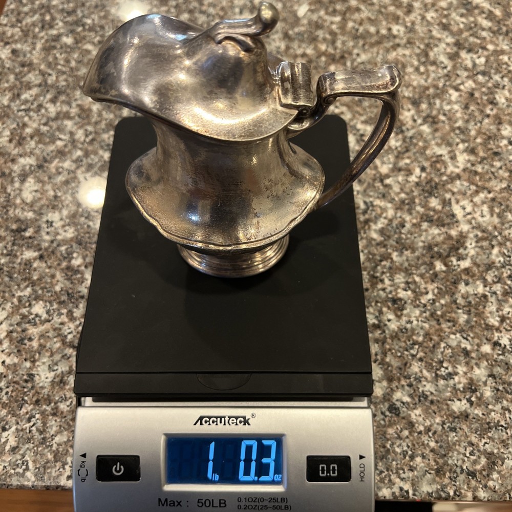 REED & BARTON Silver Soldered Pitcher