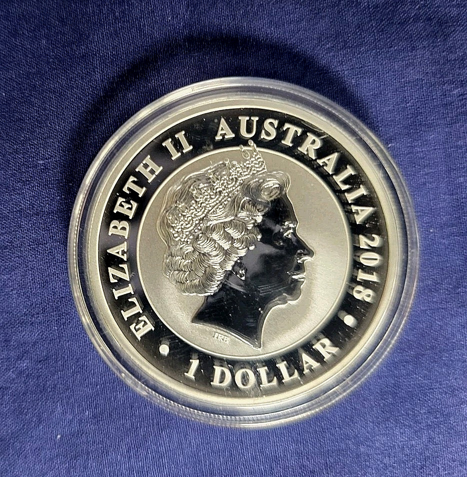 2018 AUSTRALIN SILVER SWAN *FROM MINT ROLL*