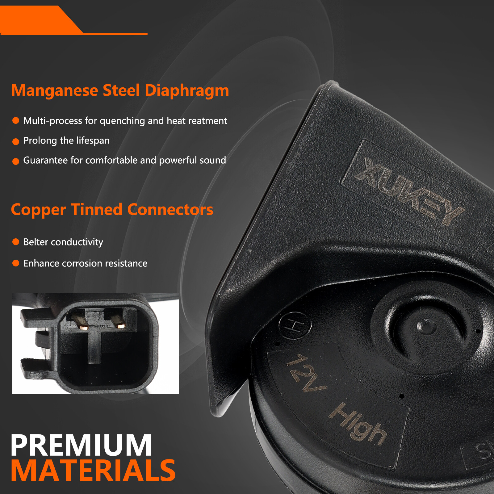 High & Low Pitch Horn Assembly For 2015-2022 Ford F150 2018 - 2022 Expedition🏅