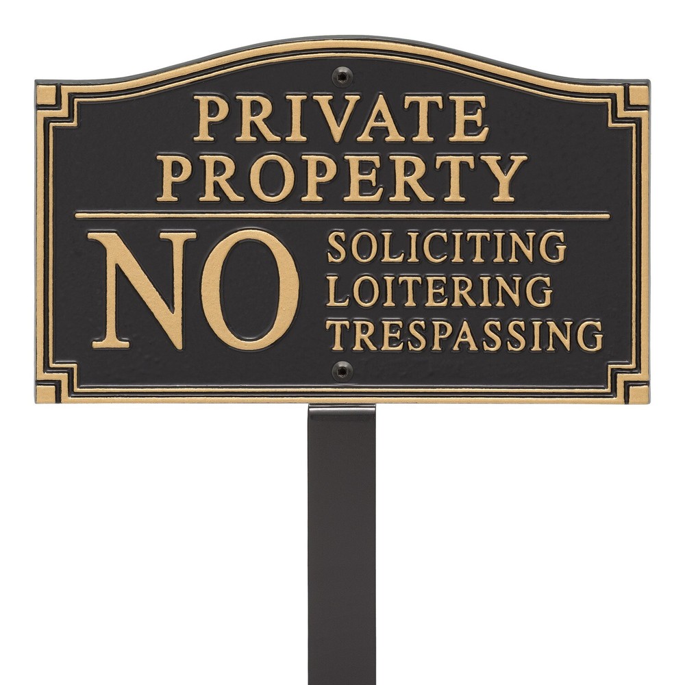 Private Property Lawn/Wall Statement Sign