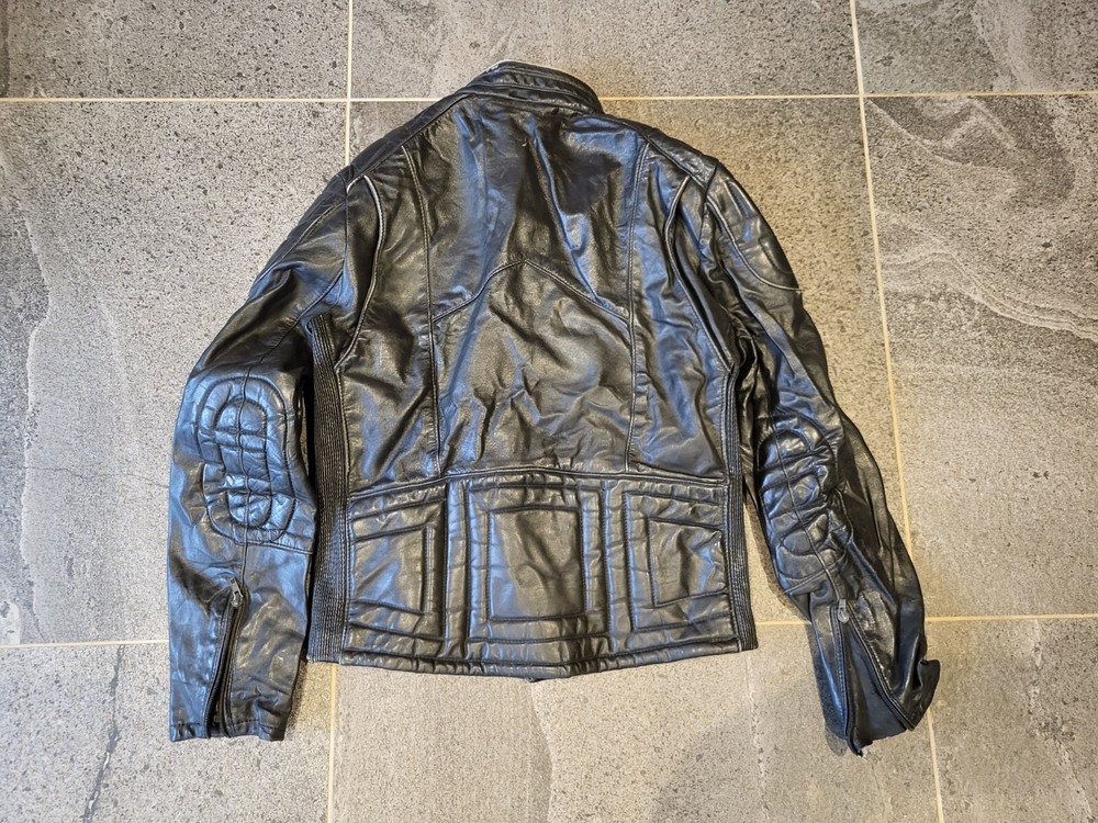 Duebel techno mode motorcycle  leather jacket