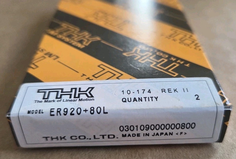 THK ER920+80L Precision Linear Slide Pack 2 Pack