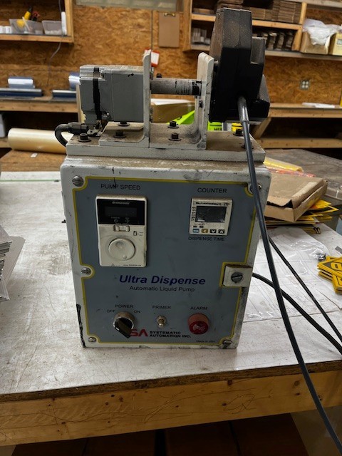 Systematic Automation Ultra Dispense Automatic Ink Dispenser silk screen printer