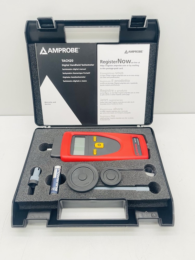 Amprobe TACH20 Digital Handheld Speedometer