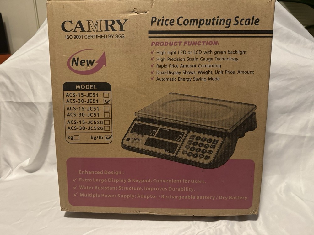 Camry Price Computing Scale  ACS-30-JE51