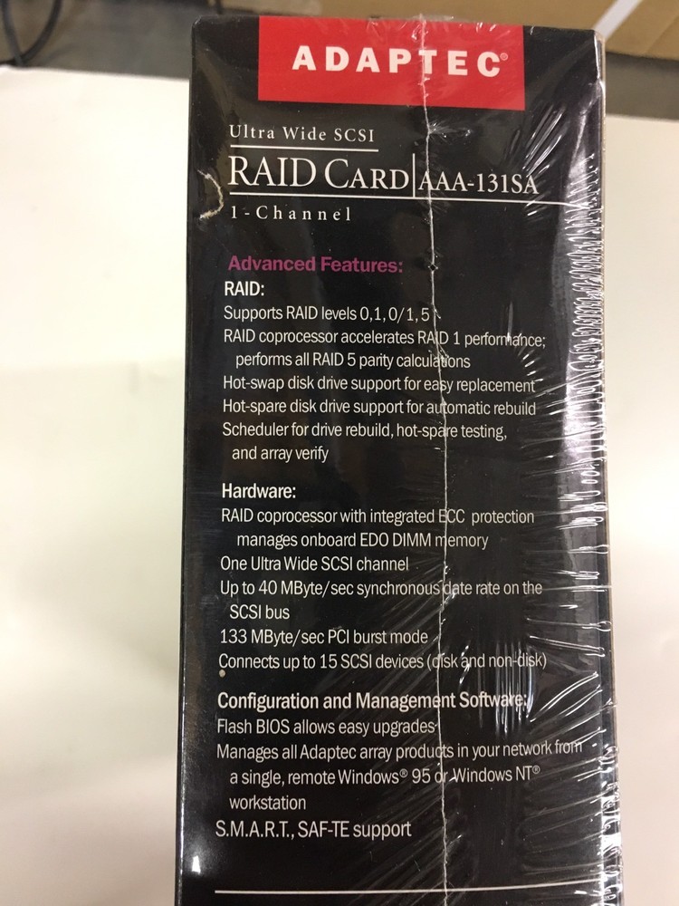 Adaptec 1735900 RAID Card AAA 131SA Kit