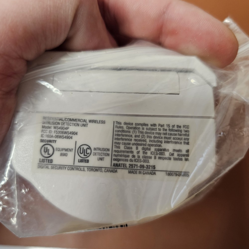 DSC Impassa SCW9057G-433 Alarm Control Panel With Accessories