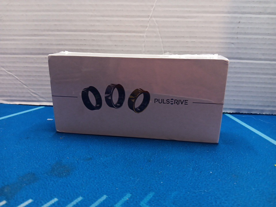 PULSERIVE Activity Tracker Smart Ring with Charging Cable and Dock for Finger