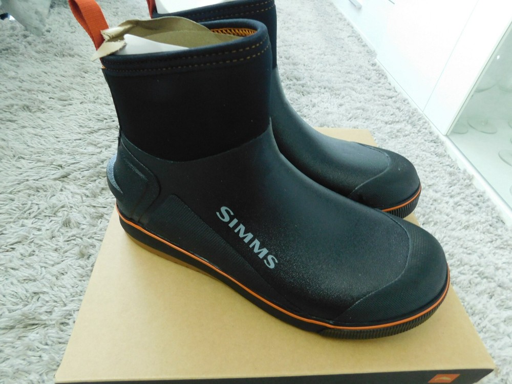 Simms Challenger 7" Deck Boot-13 Black