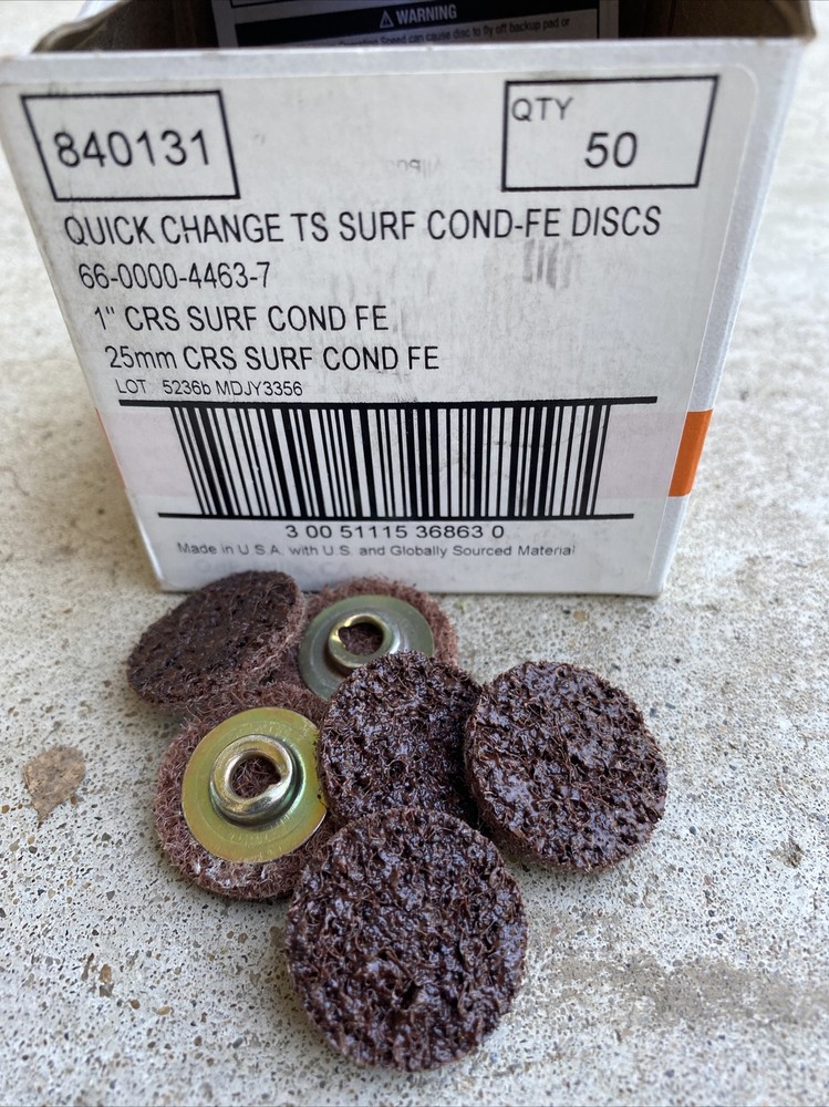 Standard Abrasives 840131 Surface Condition Disc TS Quick Change 1”  Coarse