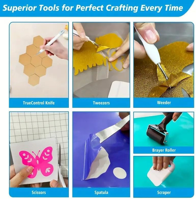 the Essential Bundle for DIY Craft Projects – Accessories Tool Set for Cutting M