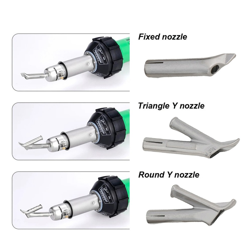 Premium Triangle Speed Welding Nozzle Set (4pcs) for Efficient Welding