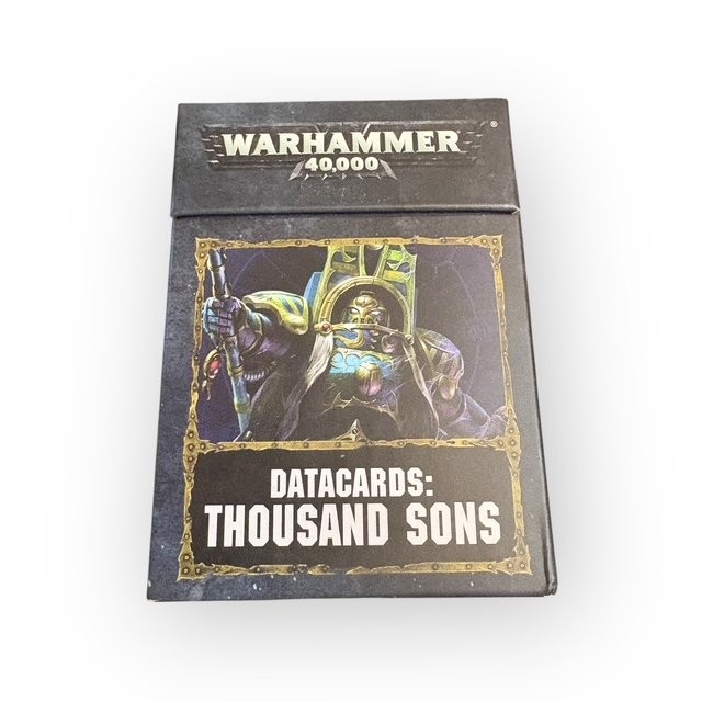 Warhammer 40K Datacards Thousand Sons Games Workshop Rulebook Cards