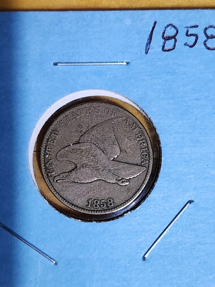 1858 Flying Eagle Cent Penny Small Or Big Letters