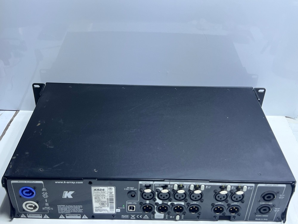 K-Array KA24 4 Channel Power Amplifier 4 x 600W (Without Power Cable)