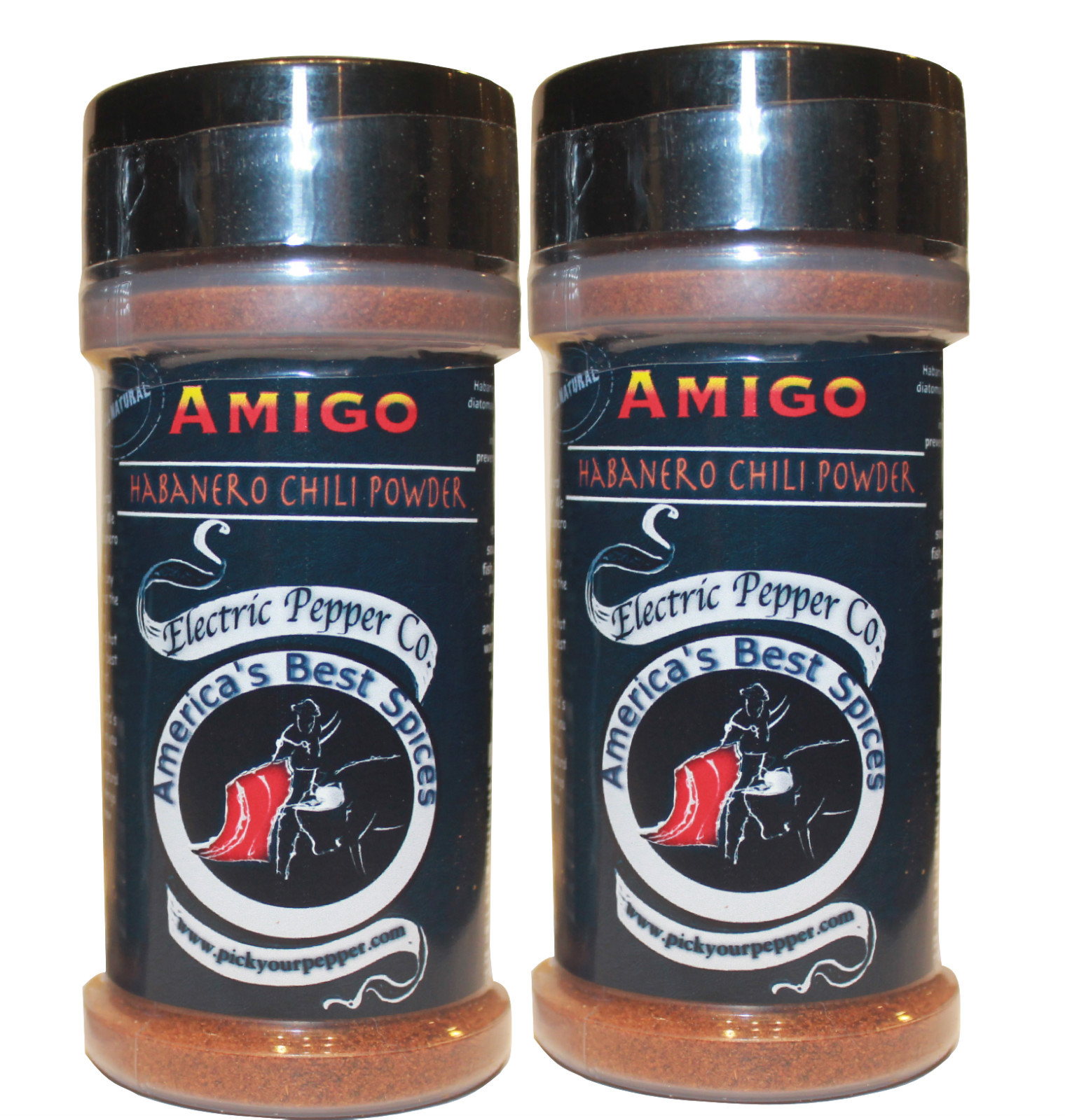 Habanero Chili Pepper Powder Hot Dried Spice Extra Spicy Gift Set 2 x 1.5 oz