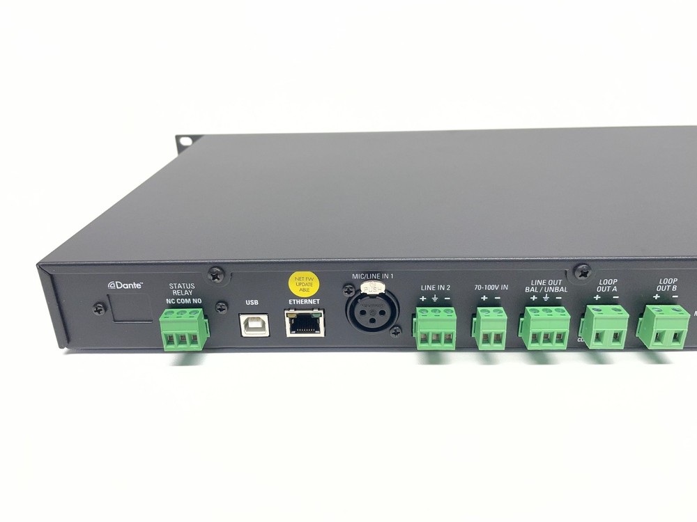 Williams AV DL207 NET Digi Loop DSP Dual Channel Professional Loop Amplifier