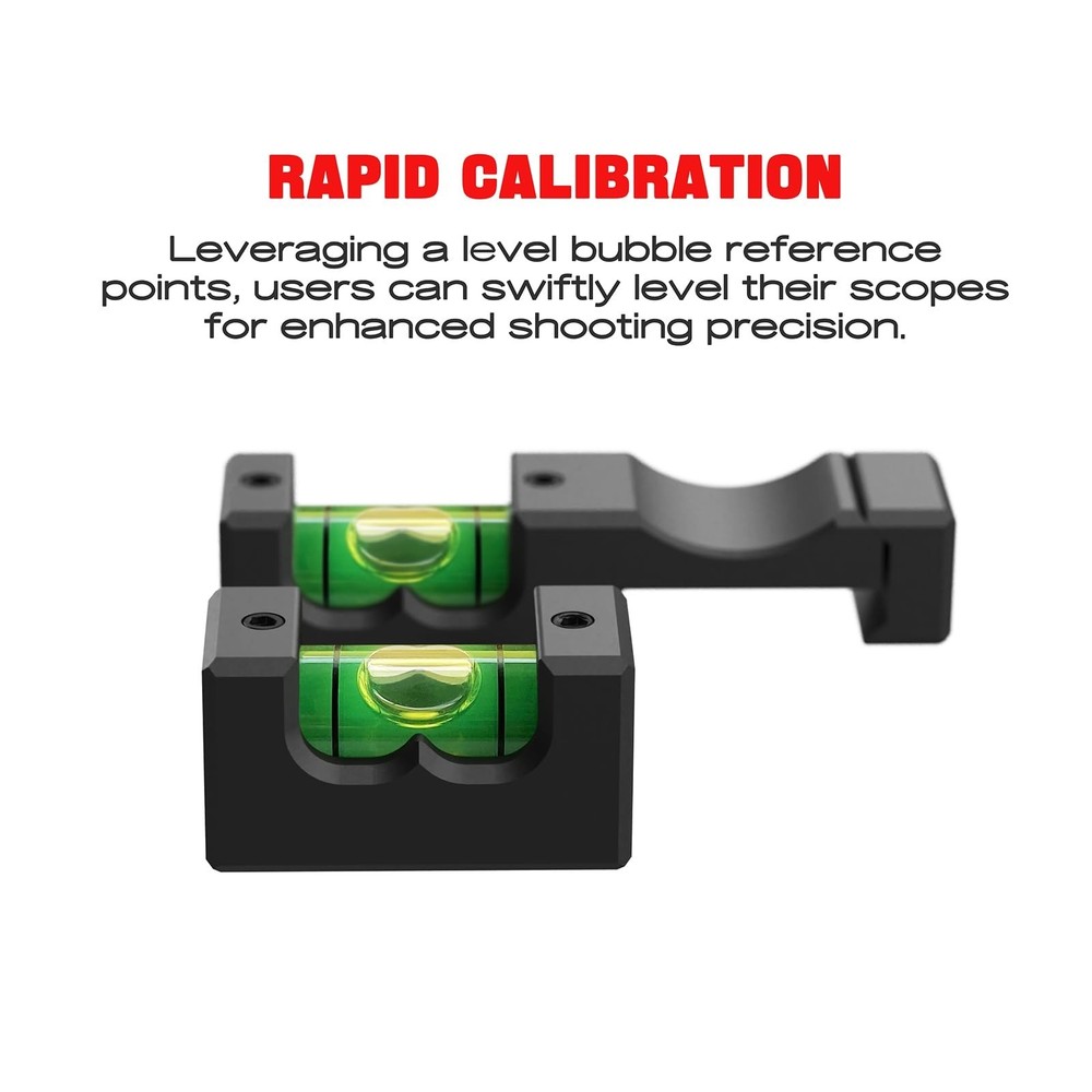Scope Mounted Engineering Level, Precision Scope Alignment Tool Set for Perfe...