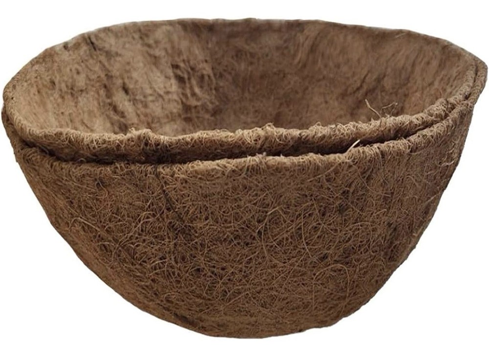 2 Pack Round Replacement 12 Inch Coco Liners For Baskets