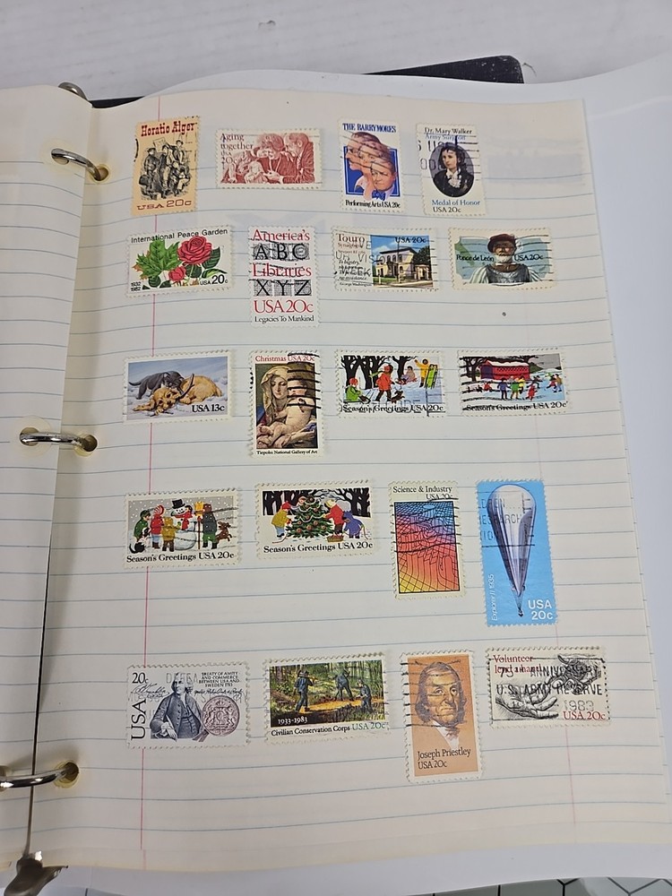 Scott's American Album For United States Album - Some Stamps + Extra's (1957)