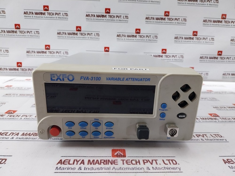 EXFO FVA-3100B-E-89 Variable Attenuator 100-240V, 50/60 Hz (Not Working)