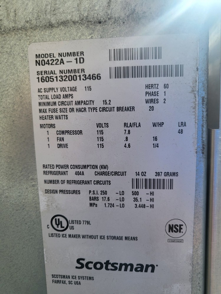 Scotsman Ice Machine Start Relay 8-1901-63