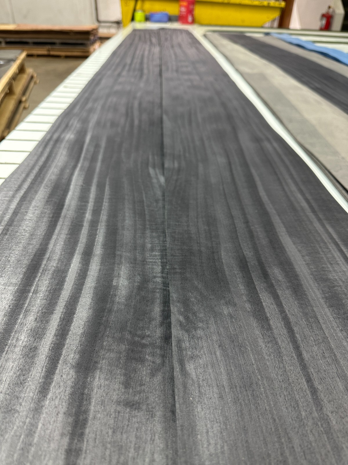 Deep Blue Raw Wood Veneer 2 sheets 120'' x 8'' 319A