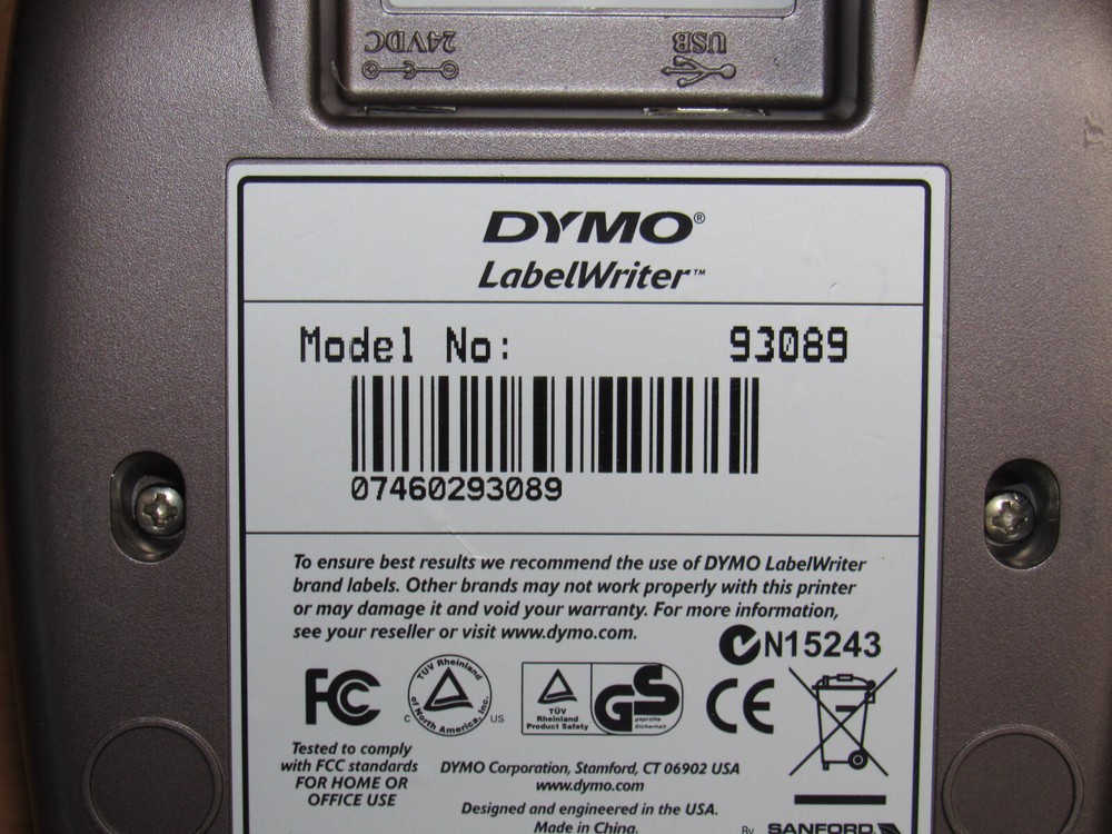 Dymo LabelWriter 400 USB Thermal Label Printer w/ Cords 93089 - READ DESCRIPTION