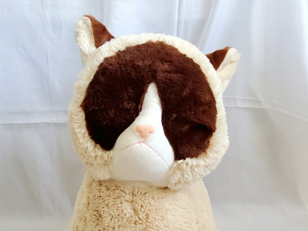 Large Grumpy Cat Plush by GUND 22 Inches Tall *MISSING Eyes* 👀