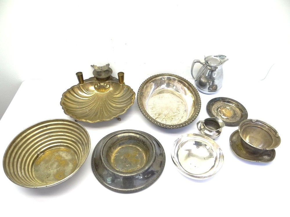 Mixed Antique Lot Silverplate James Dixon & Sons Sheffield Nickelplated