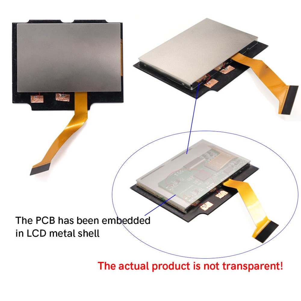 Gameboy Advance SP IPS V5 Pre-Laminated LCD Screen Backlight Kits No Cut Shell
