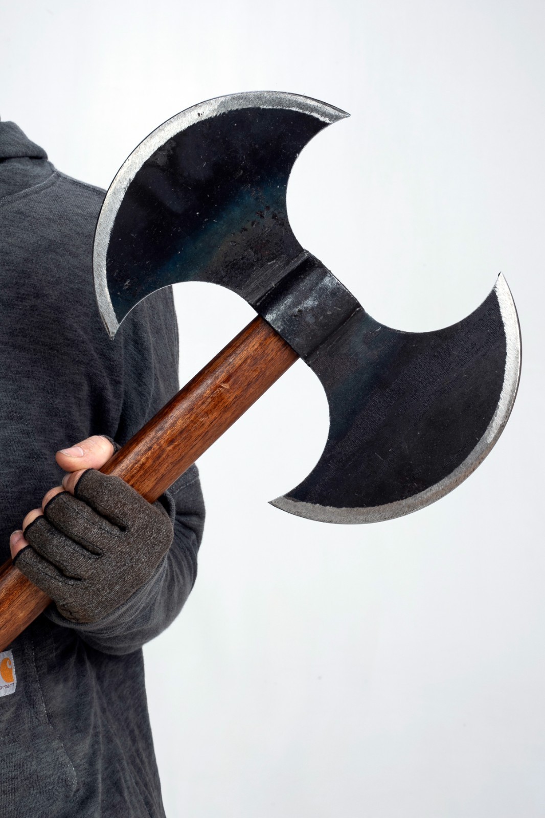 Medieval Massive Double-Bladed Battle Axe Broadaxe 32" OA EPIC