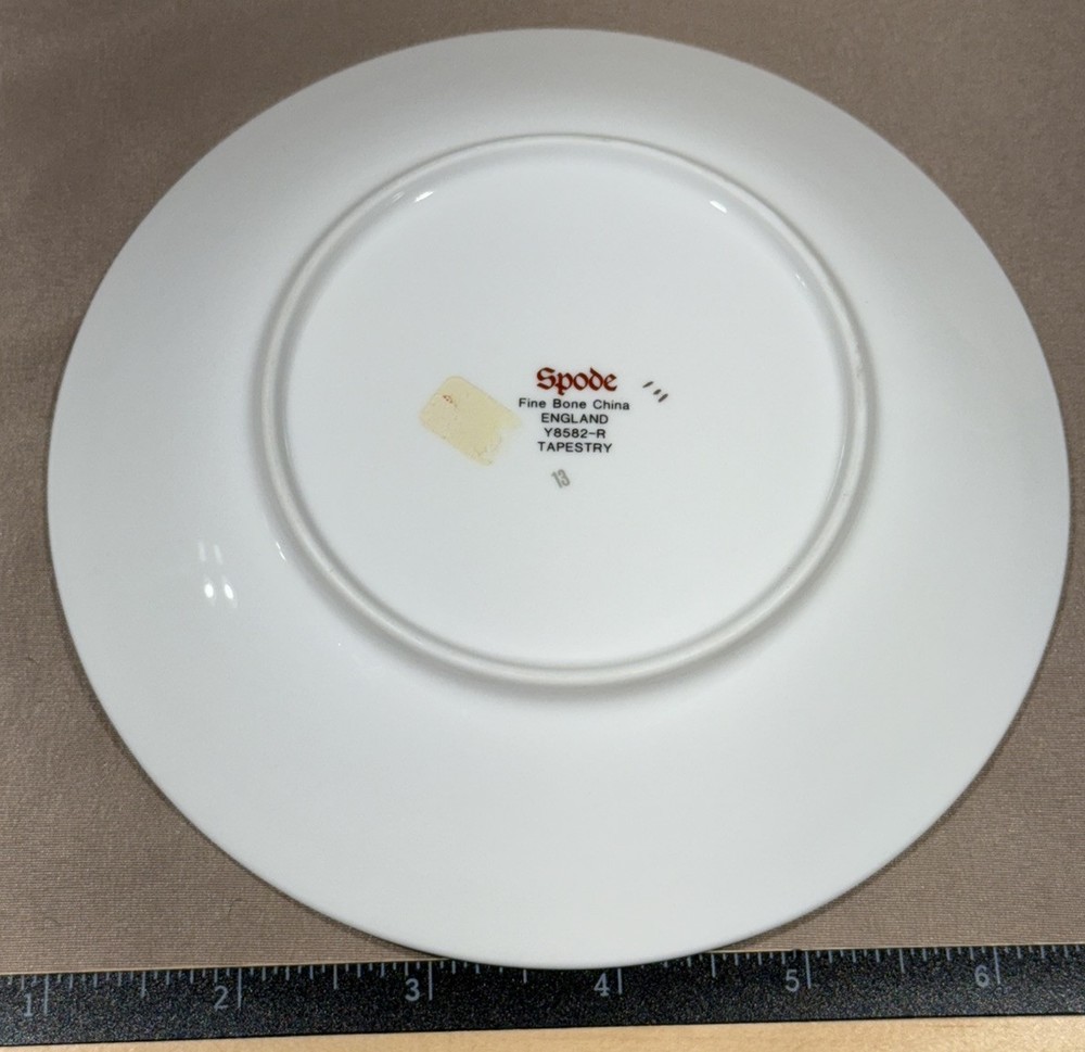 Spode Tapestry Saucer Only Replacement, Floral