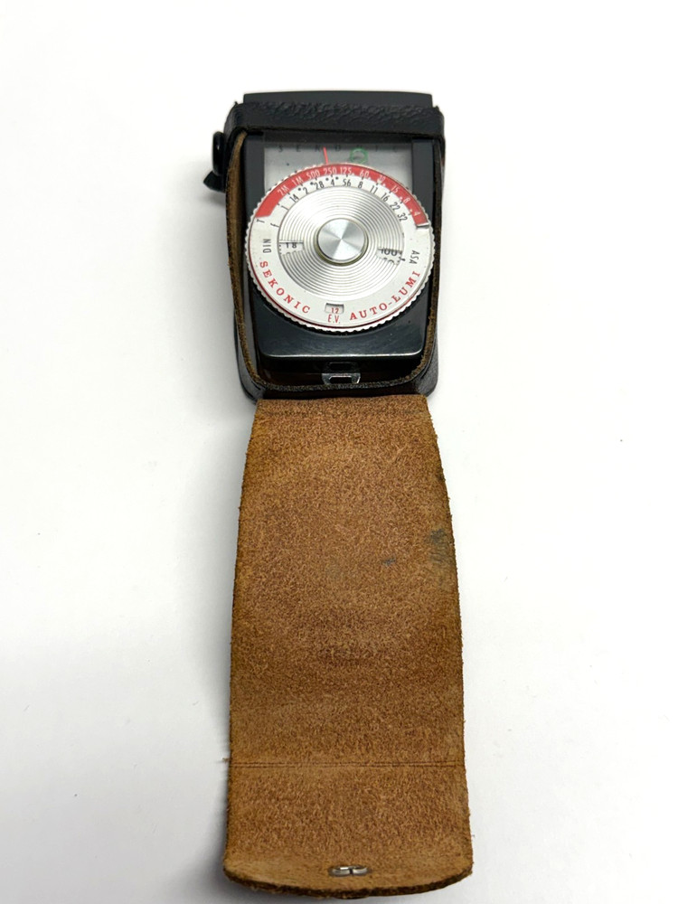 Vintage Sekonic Auto-Lumi Model 86 Light Meter W/ Leather Case