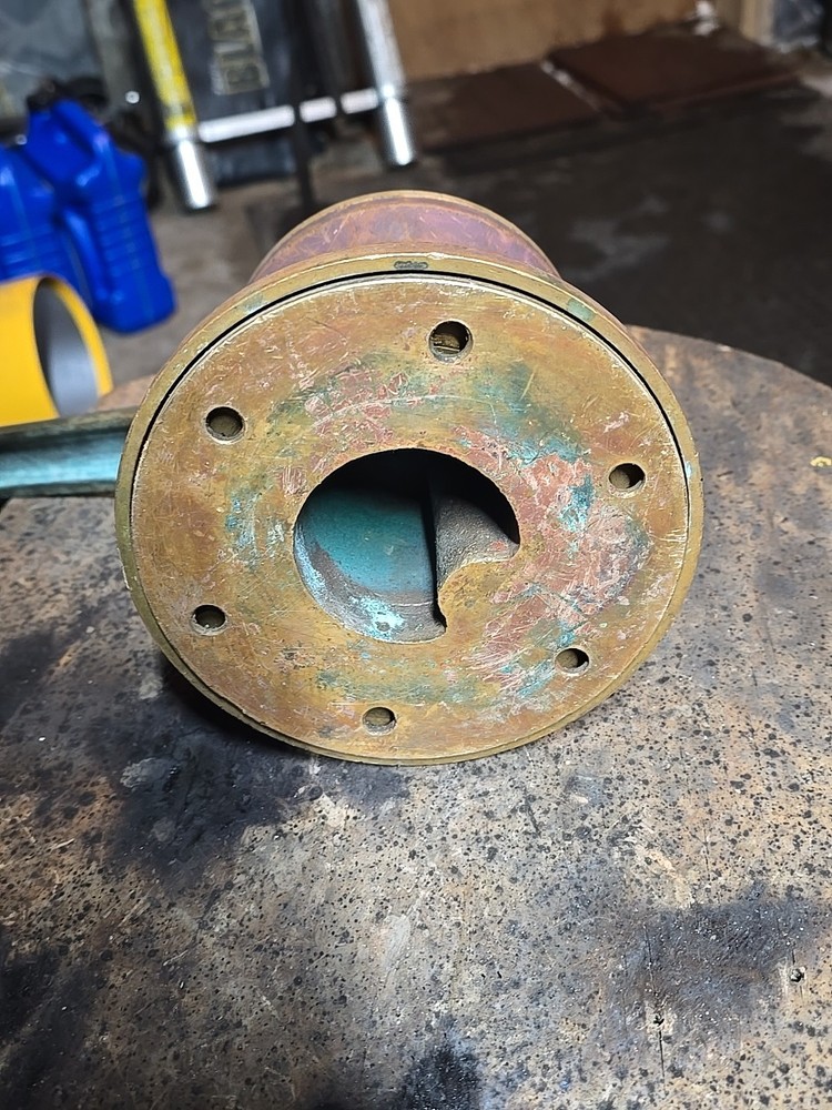 Vintage Brass Wench For Sailboat
