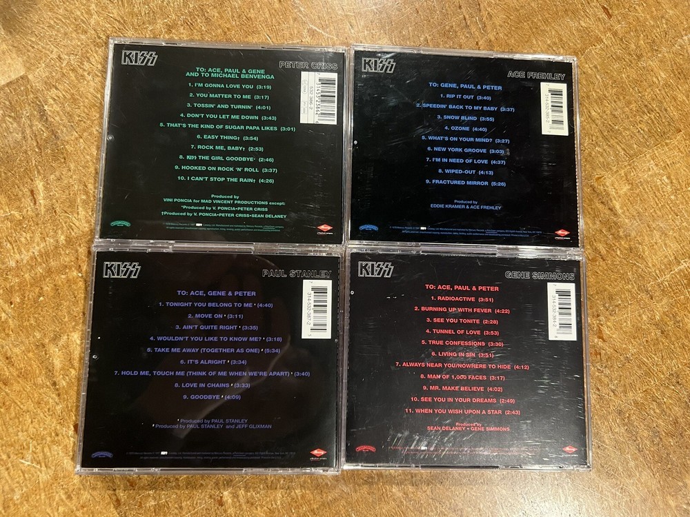 KISS autographed CD Collection